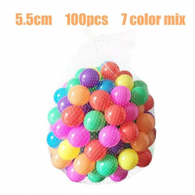 100/200 PCS Colored Plastic Balls Baby Playground Ocean Wave Ball Childrens Park Balls for Dry Pool Soft Eco-Friendly Baby Toys