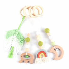 4PCS Newborn Sensory Toys Baby Nursing Stroller Accessories Hanging Decor Ornament for Infant Activities