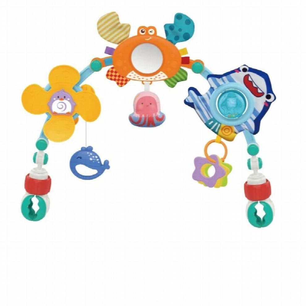 Baby Stroller Car Seat Toys Adjustable Stroller Arch Carseat Toys for Infants baby Crib Mobile Bouncer Bassinet Toys for Toddler