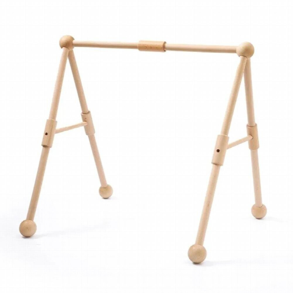 Baby Wooden Gym Frame Rocket Model Newborn Play Gym Activity Celestial Hanging Pendant Rattle For Baby Education Montessori Toys
