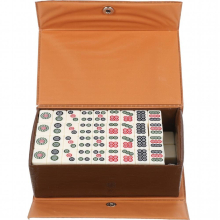 Mahjong Set Game Chinese Mini Portable Tiles Sets Travel Tile Traditional Table American Games Board Mahjongg Jong Party Large