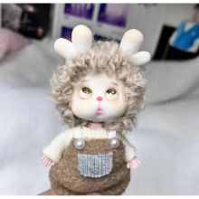 Baby Pig Ob11 Bjd Doll Gift Around The Confused Doll. Bjd Dolls Set Manual DIY Tiny Doll