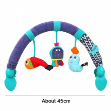Stroller Arch Toy Baby Crib Hanging Car Pendant Stroller Rattles Crib Hanger Seat Toy for Babies Travel Play Infants