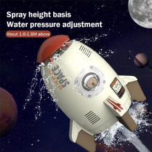 Flying Jet Rocket Small Fountain 360 Degree Rotating Sprinkler Inject Splashing Water Outdoor Pool Party Childrens Summer Toy