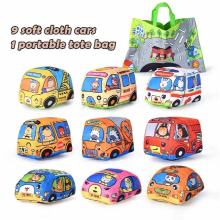 Montessori Infant Quiet Book Newborn Babies 0 To 3 Months Children Reading Book Learning Games for Kids Soft Cloth Book Boy Cars