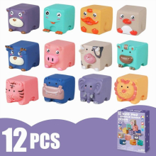 Silicone Building Block Baby Grasp Toy 3D Touch Hand Soft Ball Baby Massage Rubber Baby Toys From Kids Stacking Toy For 1-3 Year