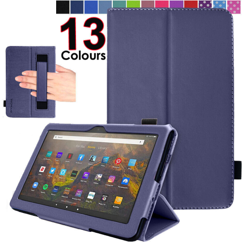 Techgear Amazon Fire HD 10 2021 / 2023 13th & 11th Generation Leather Flip Stand Case 1