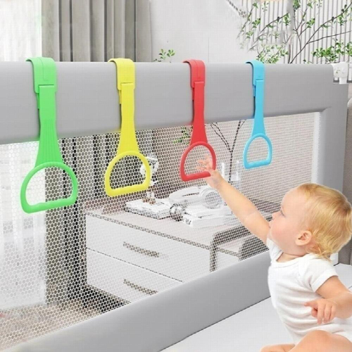 Pull Ring for Playpen Baby Crib Stroller Ring Baby Learn To Stand Hand Pull Ring Hanging Ring Baby Cot Toddler Pull Rings 2