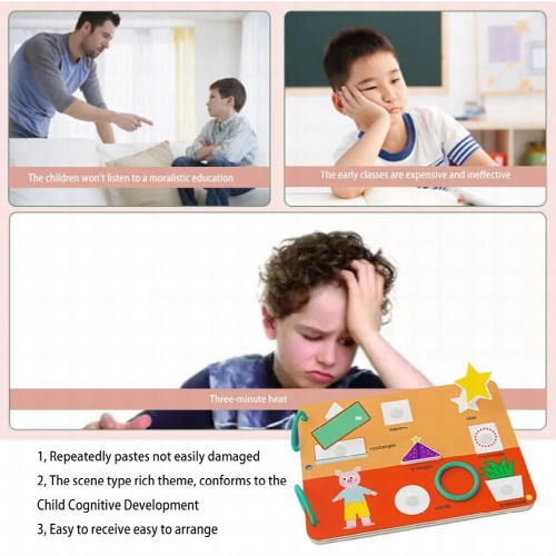 Quiet Paste Book Matching Puzzle Books Developmental Educational Reading 1