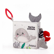 1~5PCS Animal Quiet Book Montessori Kids Fabric Books Sensory Baby Book 0-12 Months Stroller Hanging Rattles Toys Soft books for