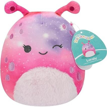 Squishmallows Original 7.5" Loraly - Winking Pink and Purple Alien - Add Loraly to your Squad, Ultrasoft Stuffed Animal Plush Toy,