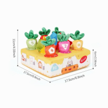 Newborn Tissue Toy Cartoon Educational Toy Carrot Pulling Tissue Box Unique Sensory Toy Newborns Products To Enhance Hand-E