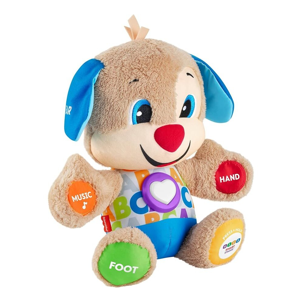 Fisher-Price Laugh & Learn Smart Stages Puppy , Interactive Baby Toys 6 to 36 Months , Educational Toys for 1 Year Old Girls and Boys , FPM43