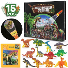 Funny Science Dinosaur Pop-up Book Childrens 3D Book Explore The Mysteries Of Dinosaurs and Ocean Kids Cognition Puzzle Toy Set