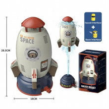 Water Spray Flying Rocket Rocket Launcher Toys Outdoor Sprinkler Toy Kids Outdoor Garden Lawn Playing Fun Water Jet Toys Gift