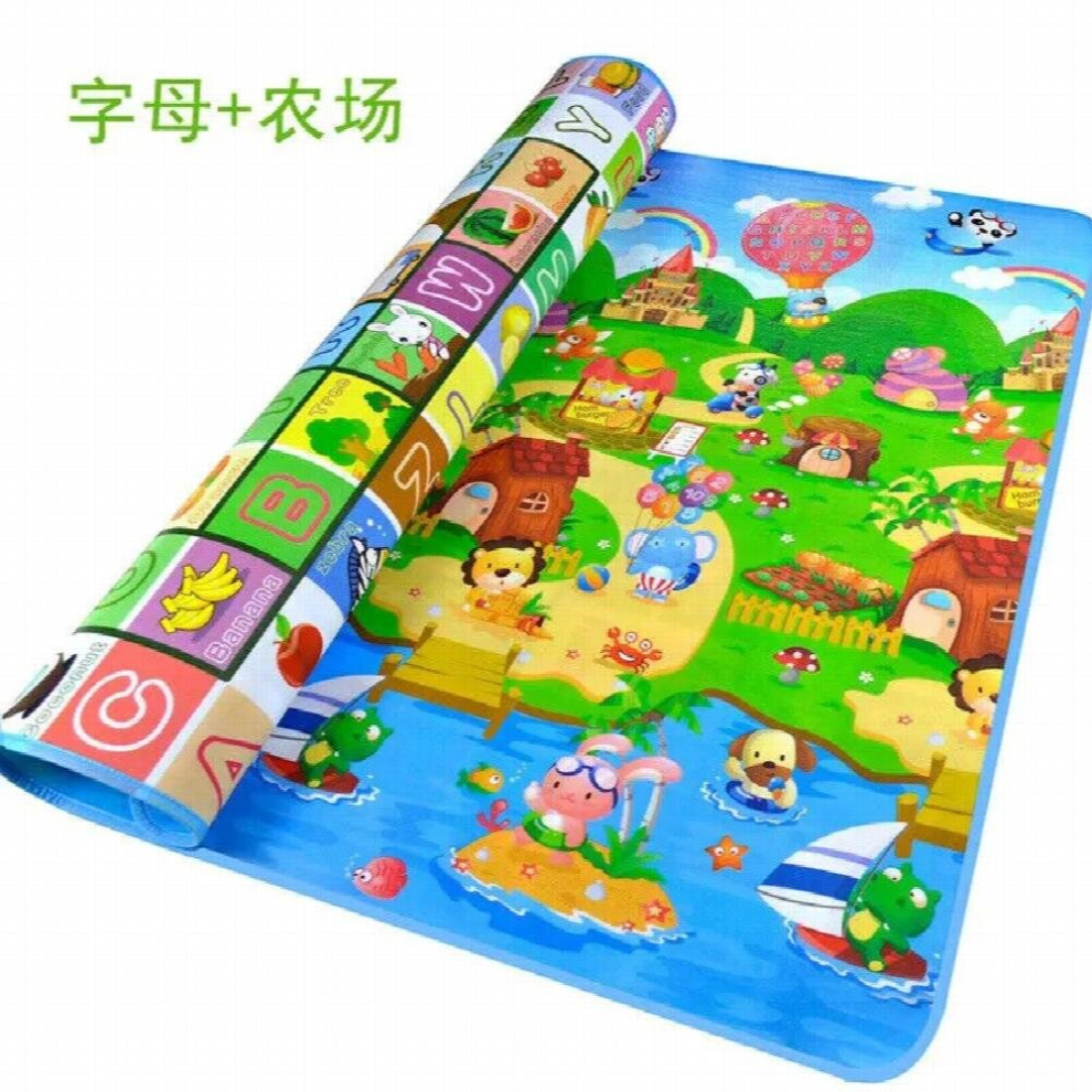 Baby Crawling Play Mat Educational Alphabet Game Rug for Children Puzzle Carpet
