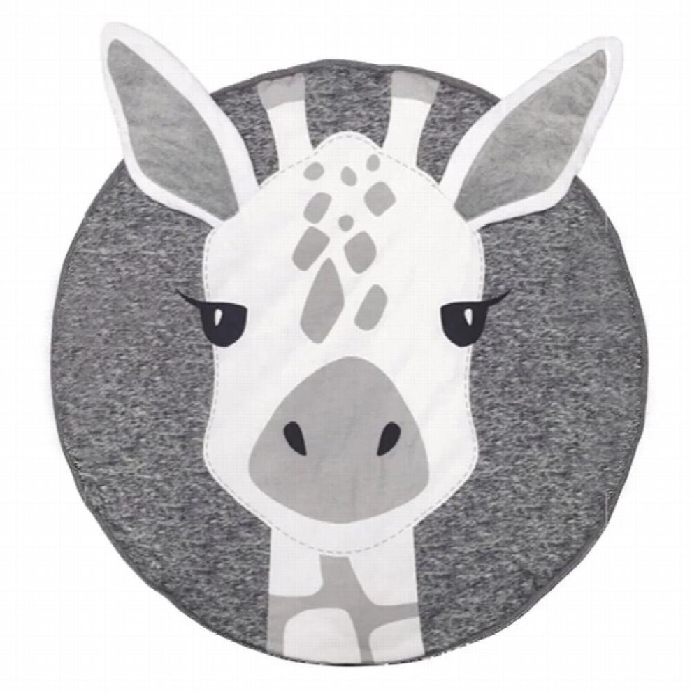 Baby Play Mat Cartoon Elephant Round Carpet Cotton Animal Playmat Newborn Infant Crawling Blanket Pads Kids Room Decor