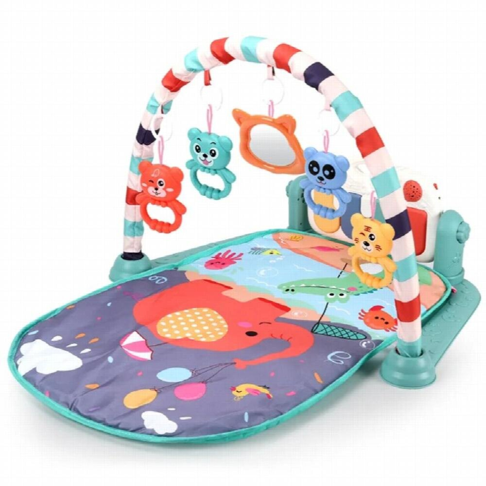 Baby Gym Play Mat Kick and Play Piano Gym Mat for Infants Keyboard Infant Playmat Early Education Toys Center for Baby