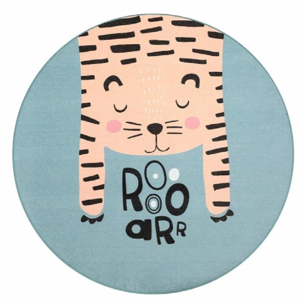 Baby Cartoon Animal Cat Play Mats Pad Toddler Kids Crawling Blanket Round Carpet Rug Toys For Children Room Decor Photo Props