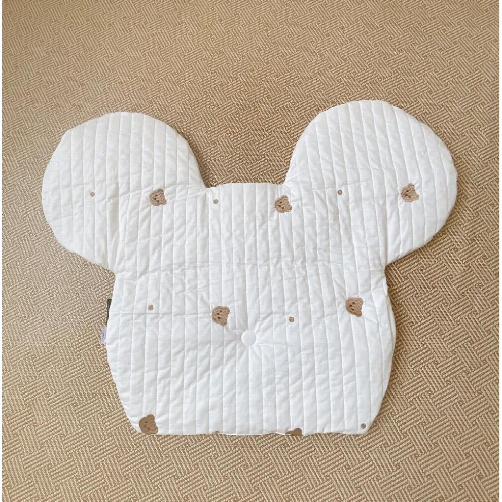 Crawl pad Pure cotton ins North fabric stripe Round baby crawl pad Cushion Childrens room mat Photography props Birthday