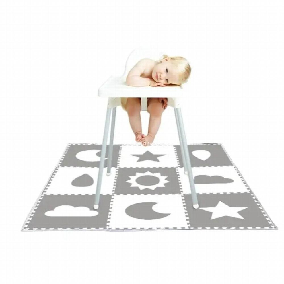Highchair Splash Mat for Baby Non-Slip Weaning Messy Mat Rugs Carpets Baby Floor Mat Washable Floor Protect