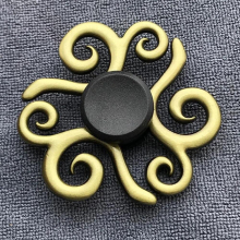 Fidget Finger Spinner Antique Brass Alloy Metal Hand Spinner Stress Relief Decompression Toy For Kids Adults Funny