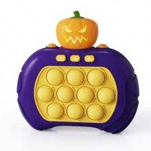 Halloween Handle Quick Push Game Machine Kids Pop Light Fidget Relief Stress Halloween Gift Toys For Children Adult Boys