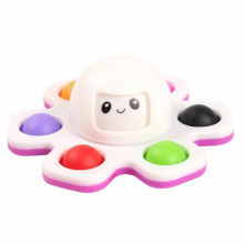Antistress Push Bubbles Fidget Spinner for Kids and Adults Face-Changing Sensory Toy for Autistic Children Anxiety Relief