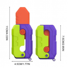 Fidget Toy 3D Printing Fidget Toy Funny Plastic Carrot Toy For Anxiety Relief Toy Gift