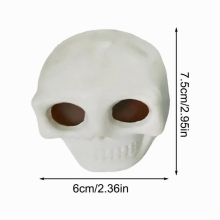 Gothic Squeeze Skull Toy Fidget Toys Stress Relief Vent Kneading Decompression Toy Funny Halloween Toys For Children