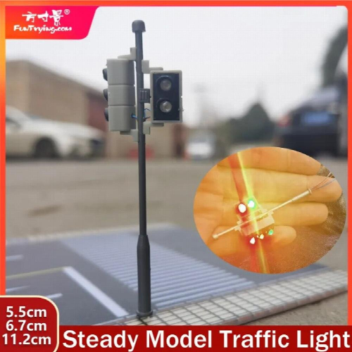 Model traffic lights highlight Japanese steady bright traffic led models in multiple scale 1/87 train material 2