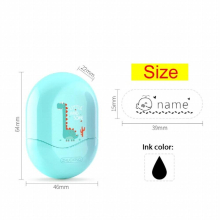 Personalized Name Stamp for Kids Clothing, Custom Name Tag Labels Stickers Stamps Baby Clothes Nursery Permanent Fabric Marker