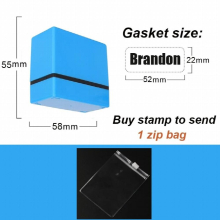 52x22mm big gasket Custom Name Stamp Baby Childrens Teacher Clothing DIY Stamps for Clothes Daycare Kindergarten stamps