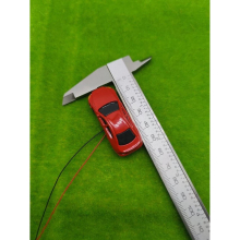 Model Cars with 3v/12v Led Lights Plastic Car railway/railroad/train Building Scenery Layout Set Model HO/N 1:75 1:87 1;150