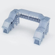 Overhead Footbridge 1:160 N Scale Railway Scenery