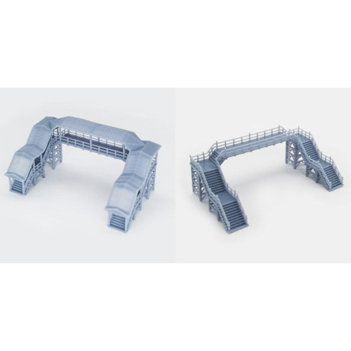 Overhead Footbridge 1:160 N Scale Railway Scenery 1
