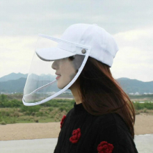 Face Shield Anti-Spitting Hat, Safety Face Shields Anti-Saliva Protective Cap Cover Dustproof Cover Outdoor Fisherman Hat Mask
