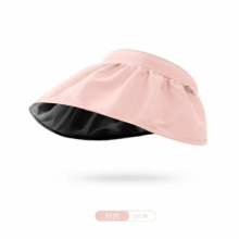 Summer Empty Top Wide Riding Eaves Sun Hat Womens Anti-Ultraviolet Sunscreen Bucket Hat Womens Sunscreen Outdoor Beach Hat