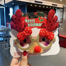 Christmas Eyeglass Frame Girl Deer Funny Gift Frame Gift Christmas Student Dressing Gift Party Decorative Mirror