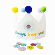 Happy Birthday Crowns Kids Felt Birthday Crowns Fashionable Birthday Hats With Eight Numbers Photo Props For Boys Toddler