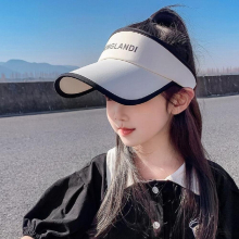 Childrens Sun Hat Girls Summer UV Protection Ponytail Sun Hat Western Style Boy Air Top Outdoor Sun Hat