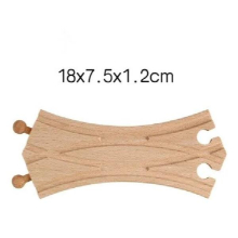 Wooden Track Accessories Toys DIY Beech Wooden Train Bridge Building Model Fit Biro wooden Educational Toys For Children