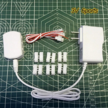 3V/12V Adapter Power Supply AC Switch to DC with 6/12 ports Power Output for Model Led Light Lamp/Railway/Railroad/Train Layout