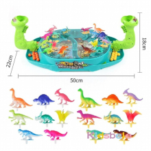 Children Catapult Marble Toy Dinosaur Battle Board Play Parent-child Double Game Machine Educational 2-player Battle Table Games