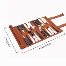 Backgammon Board Game Portable Backgammon Sets For Adults Travel Games Adult Roll Childrens Puzzle Game Board Strategy