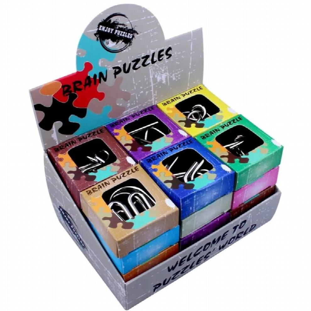 3D Metal Wire Puzzles 24PCS/Sets IQ Brain Teasers Test Casse-Tete Perplexing ZHL Classic Knot Intelligence Buckle Interlock Toys-image-OPC-PCZB5GC-NEW