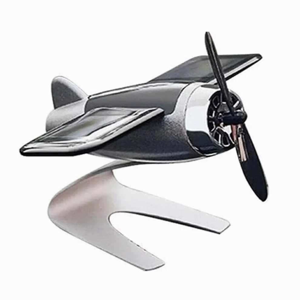 Car Air Freshener Smell In The Styling Solar Airplane Model Center Console Decoration Creative Auto Fragrance Air Fresheners 885677994391