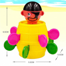 Funny Pirate Barrel Toys Lucky Game Jumping Pirates Bucket Sword Stab Tricky Toy Family Interactive Games For Child Kid Gift