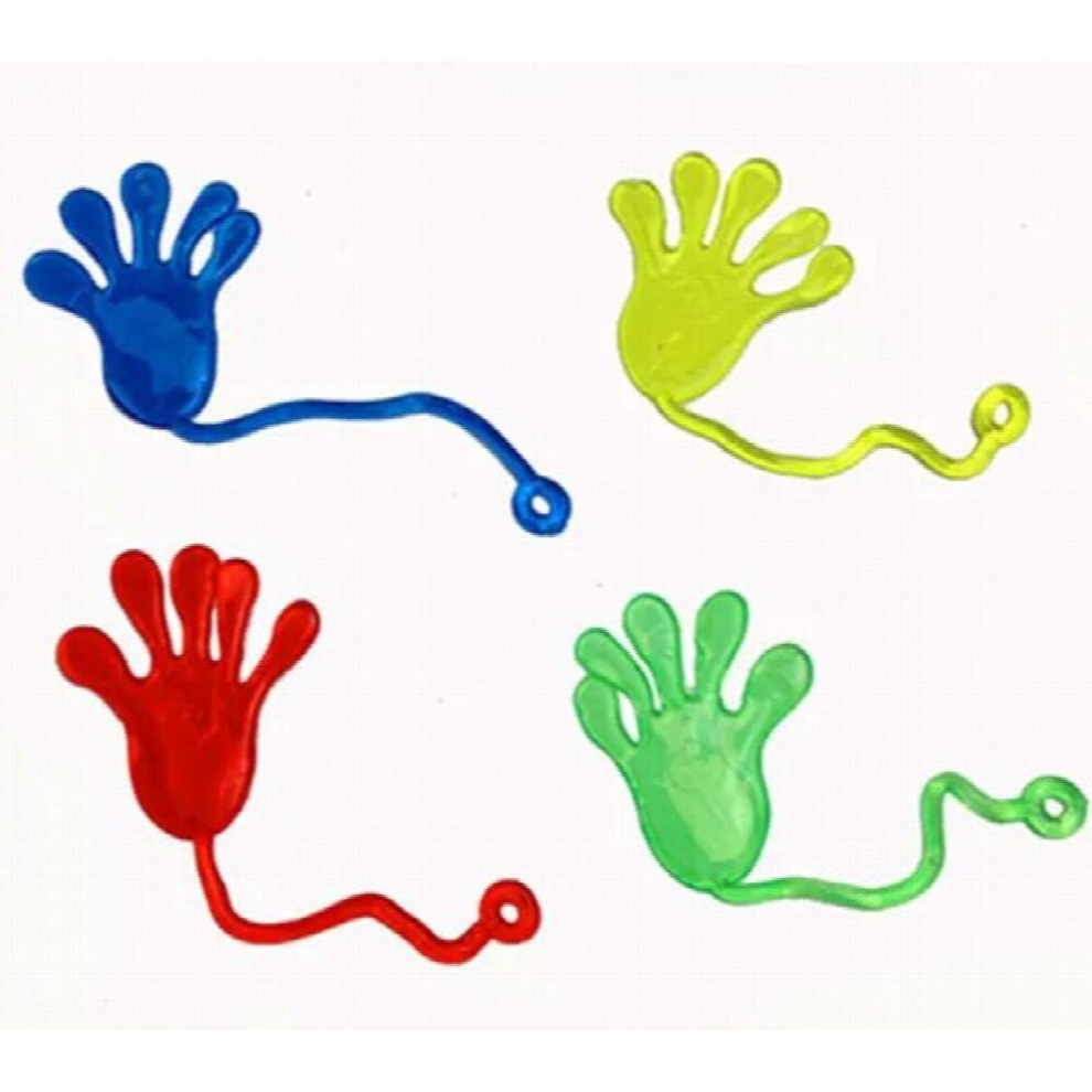 5pcs Sticky Hands Random Gags Funny Novelty Gadget Practical Jokes Jelly Stick Slap Squishy Toys For Children