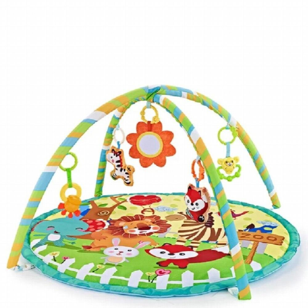 Multifunctional Baby Fitness Activity Frame Baby Awakening Mat Crawl Blanket With Fence Activity Pad Baby Educational Mat Gift